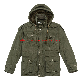  Man Waterproof High Workmanship Winter Garment Dyed Detachable Hood Jacket