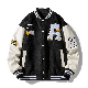 Custom High-Quality Letter Embroidery Loose Street Baseball Jacket