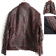 Genuine Leather Biker Jackets Blazer PU Bomber Faux Cowhide Coats