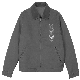 Spring Thin Pure Cotton Men Zipper up Lapel Jacket manufacturer