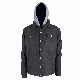  Men′ S Outwear with Padding Inside Fake Two Set Jacket Two Chest Pocket Two Side Pocket