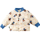  Girls′ Colorful Warm Down Jacket with a Combination Stand Collar Coat Top