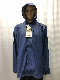  Sky Blue 100% PU Rain Jackets for Adults with Printed Logo