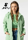 OEM Customized Fashion Women Winter Casual PU Leather Jacket Coat