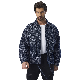 Custom Striped Blue American Style Long Sleeve Denim Men Leisure Jackets
