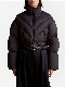 Customize Women′s Winter Warm Zip up Jacket Heated Down Coat Puffy Short Padded Down Coat Crop Puffer Jackets for Women