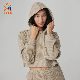 Ingor Sportswear Gym Apparel Manufacturers Custom Women Activewear Ribbed Hoodies
