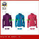  Custom OEM Cotton Polyester Womens Zip Warm Fleece Jacket (J538)