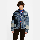  Single Button Blue Long Sleeve Autumn Long Sleeves Polo Shirt Denim Jacket