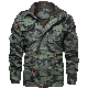  Asiapo China Factory Men′s Bomber Tactical Motorcycle PU Leather Jacket