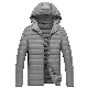  Nylon Polyester Light Weight Windproof Hooded Men′s Down Coat Waterproof Down Coat