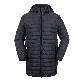  OEM Solid Color Hooded Long Waterproof Bubble Lightweight Sprots Goose Duck Down Padding Quilted Bomber Puffer Jacket