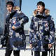  Winter Mens Fashion Thick Warm Hooded Coat Long Puffer Jackets with Fur Hood