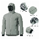 Men Outdoor Clothing Coat Waterproof Polyester Lining Winter Warm Sports Wear Down Padding Jacket with Hood