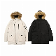  OEM Detachable Cotton-Padded Jacket Loose Casual Large Fur Collar Men′s Coat