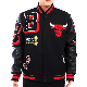  High Quality Custom Wool Body Leather Patch Varsity Jacket Black with Red Color Embroidery Logos Labels Letterman Jacket