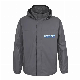  Windbreaker Solid Color Polyester Custom Logo Sport Hoodie Jacket for Men