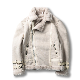 Custom Fashion Moto & Biker Heavyweight Men Chamois Jacket