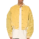  Yellow Padding Men Windbreaker Suede Padding Suede Yellow Jacket