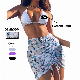  OEM & ODM Wholesale Micro String Sexy Swimwear Bikini Bathing Suit with Mesh Butterful Skirt