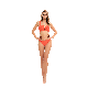 Bikini Set Low Waist Custom Swimwear Beachwear Solid Designer Bathing Suit