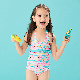  One Piece Sleeveless Kid Bikini Adjusted Strap Bikini Swimwear Ruffles Girl Swimsuit