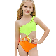  Neon Green/Orange Infant Girls One Piece Bathing Swimsuit Swimwear Bikini