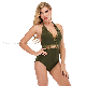 2021 Wholesale Ladies Mature Designer Suits Luxury Mature Women Sexy One Piece Mesh Swimwear manufacturer
