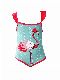 White Spot on Blue Background Flamingo One-Piece Swimwear for Child manufacturer