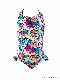 Printing Neckline Decoration One-Piece Swimwear Skirt manufacturer