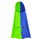  Professional Scuba Underwater Full Silicone Training Fins Swim Flippers for Kids and Adult