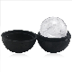  Custom BPA Free Silicone Sphere Ice Mold Square Ice Molds Whiskey Silicone Spherical Round Ball Ice Cube Tray with Lid