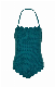  Special Fabric Lace High Leg Opening Slim Figure Flattering One-Piece Swimwear Swimsuit for Ladies