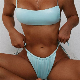  Custom Professional Factory Tie Side Shimmer Tanga Bikini Swimwear