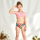  New Girls Swimwear Ruffled Swimsuit Deep V Triangle Bikini Swimming Trunks Beachwear