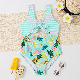  Cute Fruit Printing Girls Swimsuit Bow One-Piece Kid′ S Bikini