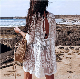  SJ-ZS1038 Wholesale 2023 EU-US White lace embroidered sexy backless bikini smocks
