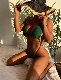  Customed Tie Cross Sexy One-Piece Ladies Swimwear
