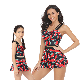  Colorful Printing Sport Wear One-Piece Parent-Child Beach Dress Swimsuit