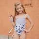  New Girl Print Color Swimwear One Piece Bikini Swimsuit Beachwear Bathing Suit