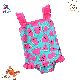  Baby Girls One Piece Ruffle Print Watermelon Swimsuit