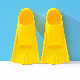 Hot Sale Fashionable Outdoor Kids Swim Diving Flippers Protect Adjustable Rubber Swimming Fins manufacturer