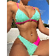  New Split Clashing Color Women Fashion Sexy Bikini Wholesale Swimwear