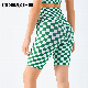  Activewear High Waist Sexy Shorts Black White Checkerboard Push up Skinny Shorts Women Beach Slim Summer Short Pants
