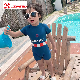  Custom Printed Kids Siamswimwear Boys Board Shorts Quick Dry Beachwear Short Pants