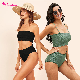  Dear-Lover Cheap Ladies Black Cross Straps and High Waist Bikini Swimwear