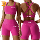 Gym Sports Women Fitness Sports Gym Activewear Wear Workout 2 3 Pieces Sets Bra and Leggings Short Yoga Set Gym Sportswear Women Sexy Sports Bras Active Sports