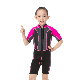  Kids Girl′s Neoprene Short Sleeve 3.5mm Swimsuit Sun Protection