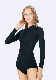  Women 2mm Neoprene Long Sleeve Divingsuit Scuba Swimwear Surfing Wetsuit Neoprene Bikini Swimsuit