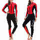  Neoprene UV Protection One Piece Long Sleeves Back Zipper Swimsuit for Scuba Diving Surf Snorkeling Swimming 3mm Wetsuits